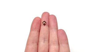 0.91ct 8.29x6.17x3.17mm I1 C6 Kite Rosecut 27537-49