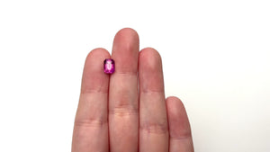 2.12ct 7.91x5.95x4.62mm Cut Corner Rectangle Brilliant Sapphire 28212-01