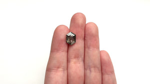 4.33ct 12.52x8.86x4.31mm Hexagon Rosecut 27554-01