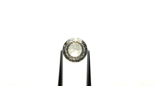 2.14ct 8.20x8.18x3.42mm GIA I1 Fancy Brown Greenish-Yellow Round Rosecut 23639-01