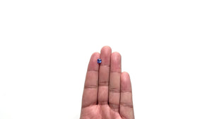1.07ct 5.68x5.33x3.94mm Cut Corner Square Brilliant Sapphire 25306-01