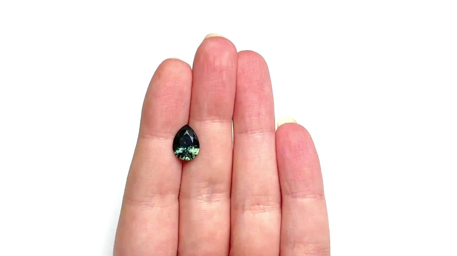 3.95ct 11.57x8.70x5.30mm Pear Brilliant Sapphire 27732-01