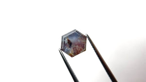 4.21ct 10.23x8.44x6.01mm Hexagon Step Cut Sapphire 24234-01