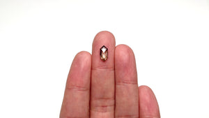 1.39ct 10.49x5.09x2.85mm Hexagon Rosecut 19191-06