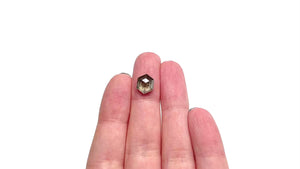 3.70ct 10.08x8.19x5.15mm Hexagon Step Cut 27539-09