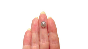 2.56ct 11.04x7.10x3.77mm Hexagon Rosecut 26294-24