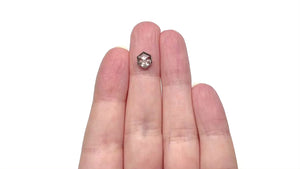 1.35ct 7.82x6.46x3.45mm Hexagon Rosecut 27538-32