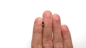 0.49ct 9.63x4.21x2.58mm Lozenge Step Cut Sapphire 25197-05