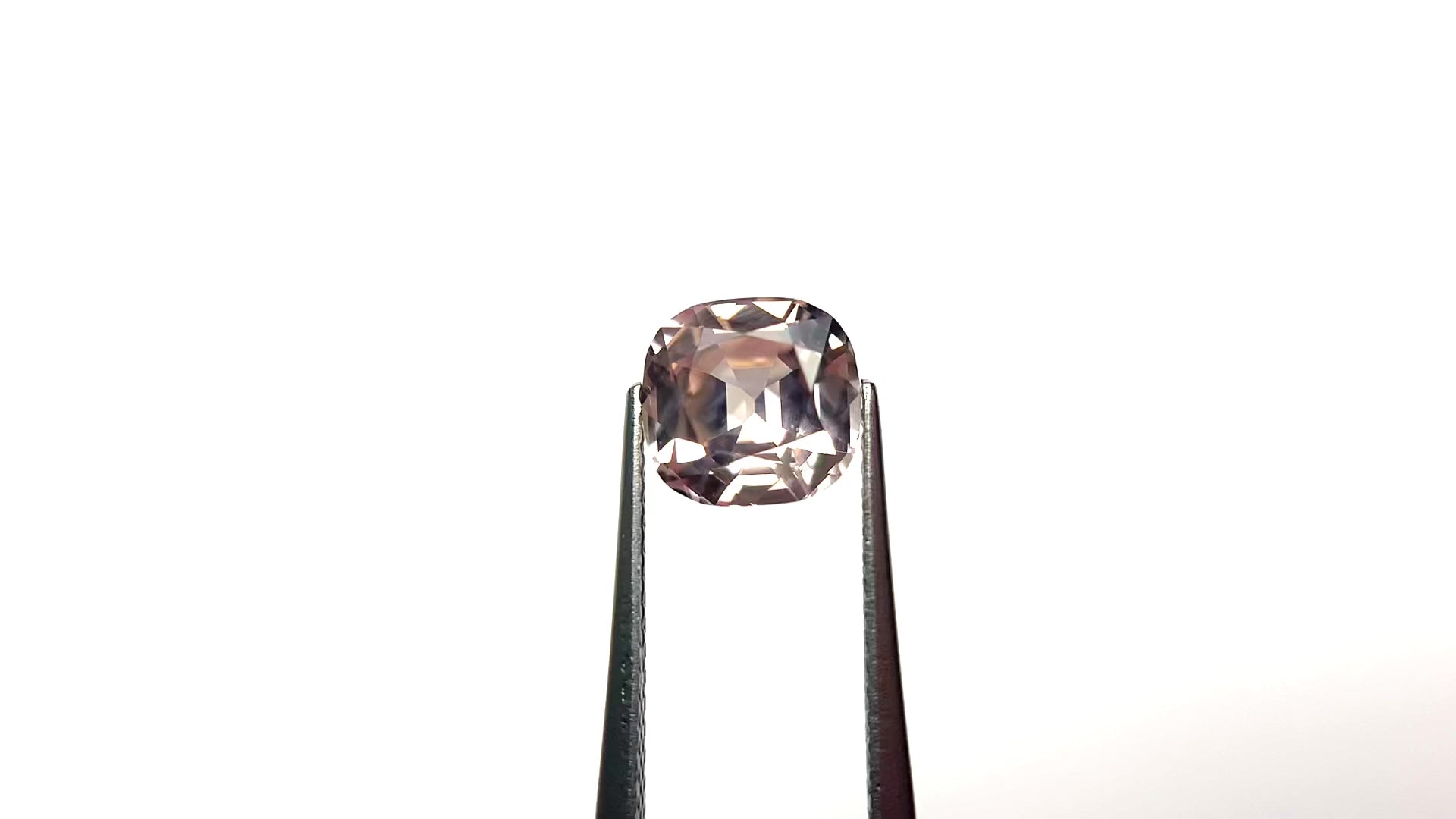 2.36ct 7.51x7.13x4.85mm GIA Padparadscha Cushion Brilliant Sapphire 27417-01