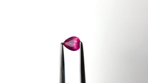 1.19ct 7.97x5.54x3.78mm Pear Brilliant Ruby 27955-26