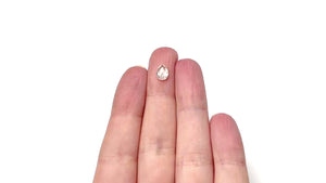 1.32ct 8.33x5.72x3.37mm Pear Rosecut 27536-49