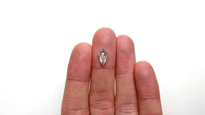 1.51ct 12.08x6.36x2.82mm Shield Rosecut 25752-01