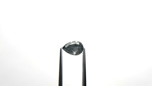 1.77ct 9.06x6.18x4.23mm GIA I1 Fancy Grey Pear Brilliant 25493-01