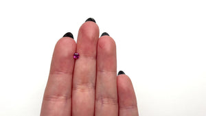 0.33ct 3.77x3.77x2.61mm Cut Corner Square Step Cut Sapphire 27955-21