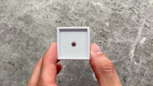 0.70ct 5.51x5.48x3.62mm GIA SI1 Fancy Deep Orangy Pink Round Brilliant 🇦🇺 24147-01