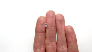 0.66ct 7.98x4.09x3.28mm GIA SI1 G Hexagon Brilliant 23792-01