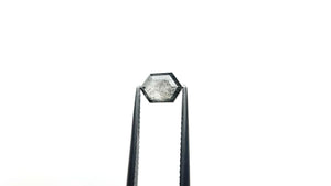 0.97ct 7.65x5.39x2.59mm Hexagon Rosecut 27539-37
