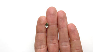 0.96ct 7.48x5.35x3.41mm Pear Brilliant Sapphire 23425-11