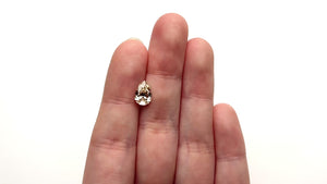 1.73ct 10.03x6.71x4.30mm GIA VS1 Fancy Orange-Brown Pear Brilliant 27387-01