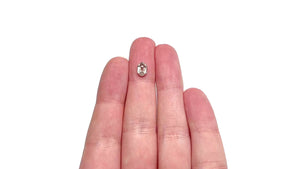1.13ct 7.61x7.98x3.38mm Hexagon Rosecut 27536-36