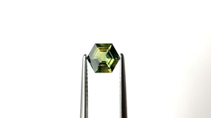 1.13ct 7.31x6.43x3.40mm Hexagon Step Cut Sapphire 23440-04