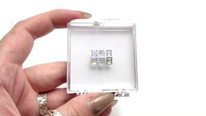 OFFLINE PARCEL 4.47cttw 6pc Geometric Portrait Cut Sapphire Parcel 23679-01