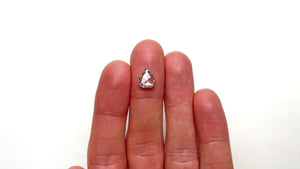 1.77ct 9.78x7.74x2.74mm Pear Rosecut 18726-17