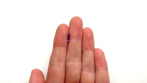 0.34ct 7.50x2.45x1.66mm Baguette Step Cut Sapphire 23146-01