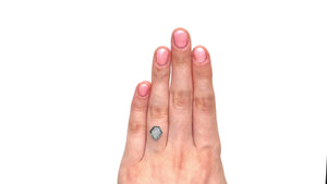 1.69ct 8.75x9.13x2.11mm Shield Portrait Cut Sapphire 23089-01