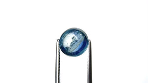3.97ct 8.88x8.88x5.07mm Round Cabochon Double Cut Sapphire 27739-01