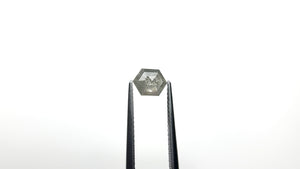 0.77ct 7.06x5.43x2.53mm Hexagon Rosecut 26782-37