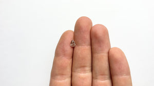 0.68ct 7.06x4.68x2.76mm VS2 Fancy Brownish Pink Pear Brilliant 🇦🇺 24112-01