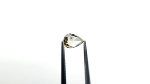 0.82ct 7.90x5.47x2.46mm Pear Rosecut 27537-19
