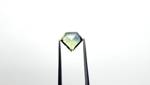 1.67ct 10.22x8.90x2.44mm Shield Rosecut Sapphire 26327-27