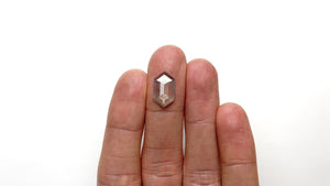 3.35ct 15.15x8.88x2.49mm Hexagon Rosecut 19069-25
