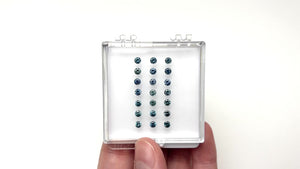 OFFLINE PARCEL 3.89cttw 21pc 3.5mm Round Brilliant Sapphire Parcel 26763-01