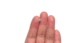 0.53ct 5.25x5.28x3.07 Fancy Grey Round Brilliant 18968-09