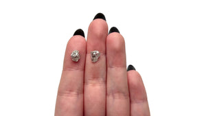 3.30cttw 2pc 8.32x6.09x4.01mm 8.63x7.03x3.74mm Polished Raw Diamond Matching Pair 🇨🇦 27968-01
