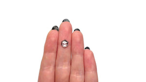 1.68ct 8.17x6.92x3.69mm Hexagon Rosecut 27230-07