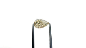 2.23ct 10.76x6.50x4.33mm GIA VVS2 Fancy Brownish Yellow Pear Brilliant 🇨🇦 27709-01