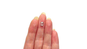 0.91ct 7.40x5.76x2.36mm Oval Rosecut 🇨🇦 26202-01