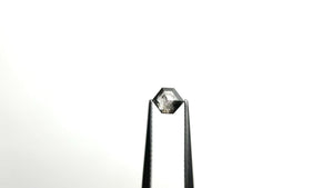 0.65ct 6.12x4.89x2.77mm Hexagon Rosecut 23189-11