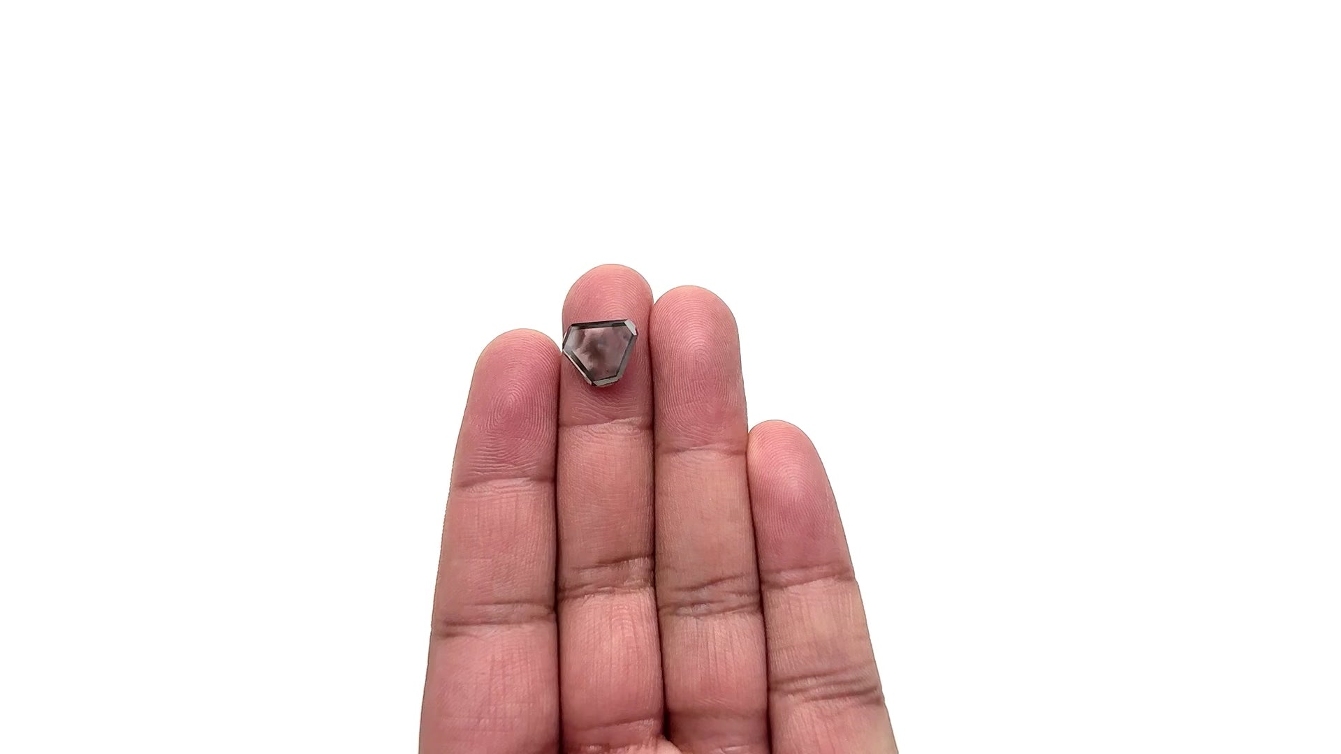 3.68ct 10.25x12.35x2.56mm Shield Portrait Cut 27785-03