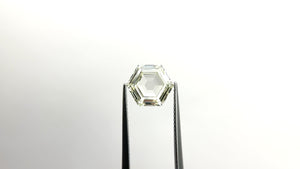 3.15ct 10.56x9.17x3.79mm GIA M VVS2 Hexagon Step Cut 23430-01