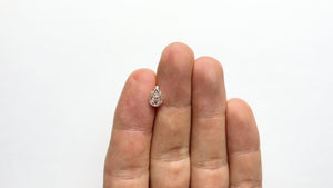 1.61ct 9.36x5.89x3.89mm GIA Internally Flawless Fancy Pink Pear Brilliant 24160-01