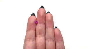 0.72ct 5.54x5.53x3.33mm Round Brilliant Sapphire 27957-25