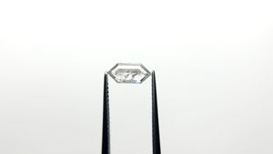 0.85ct 9.41x4.25x2.30mm Hexagon Step Cut 23841-18