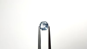 0.85ct 5.44x5.43x3.31mm Cut Corner Square Step Cut Sapphire 23903-05