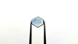 1.06ct 7.92x7.44x1.61mm Hexagon Portrait Cut Sapphire 23474-46