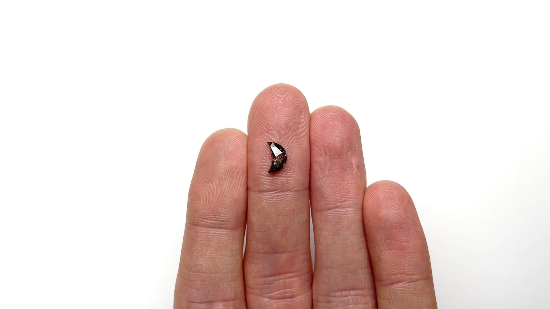 0.78ct 8.17x5.06x2.35mm Crescent Moon Rosecut 26801-01